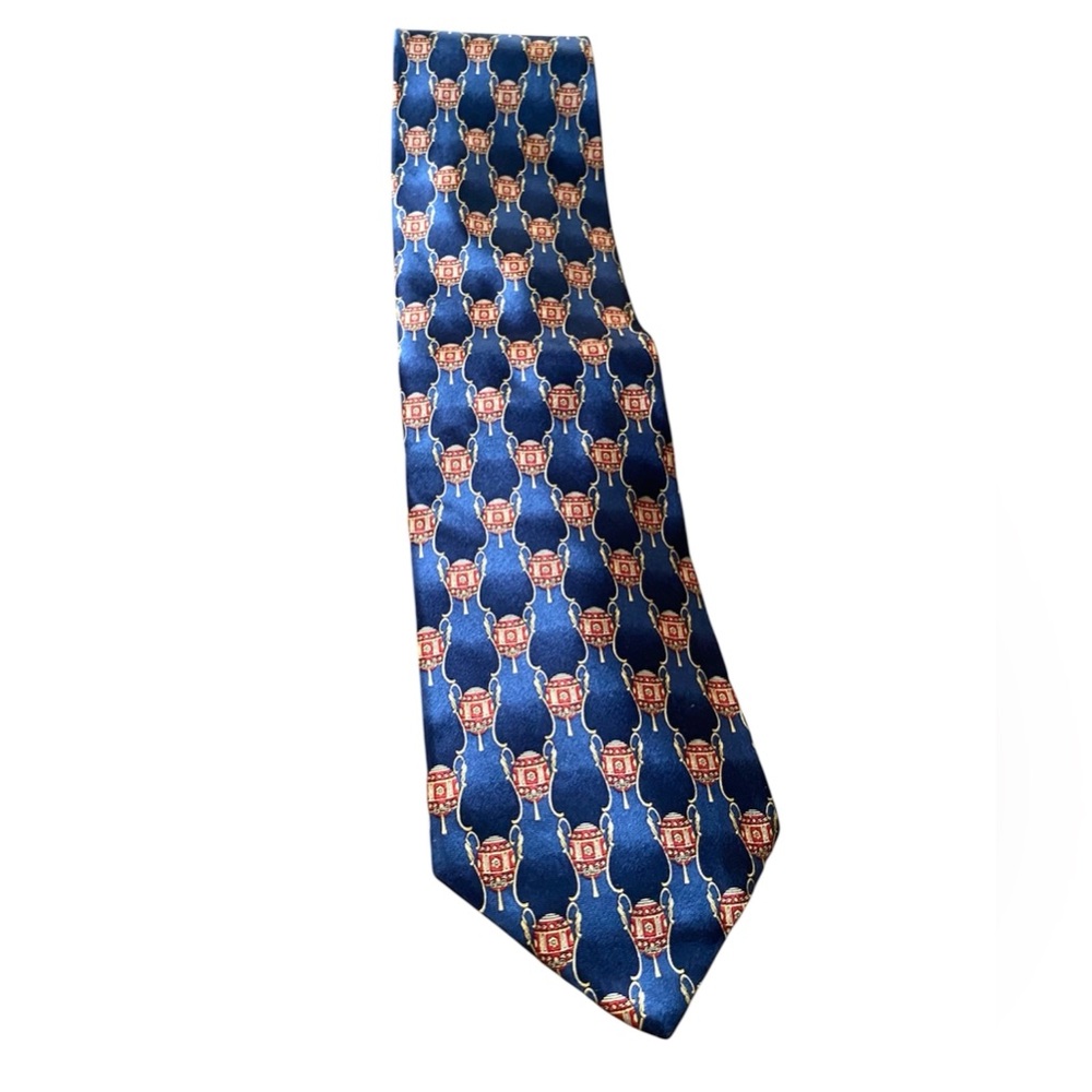 👔 Faberge Navy Blue Tie